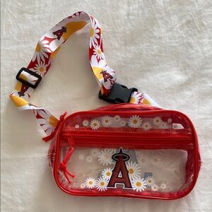 Los Angeles Angels Red and Yellow Clear Stadium Bag.⚾️